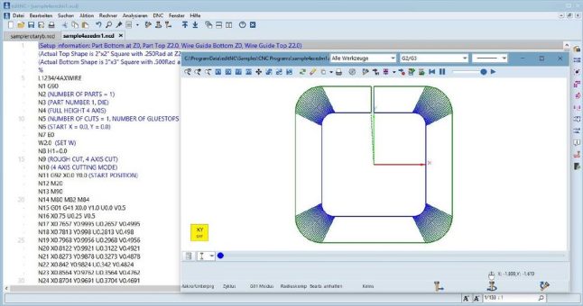 EditNC – budgetfreundlicher, aber funktionsreicher NC-Editor
