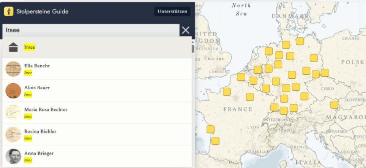 Irseer Stolpersteine für Opfer der NS-„Euthanasie“ in digitalen Stolpersteine-Guide integriert
