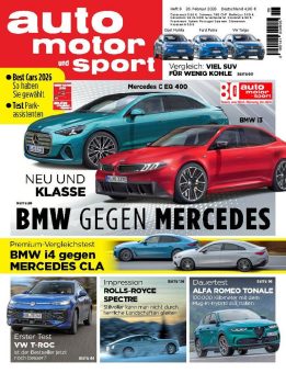 Leser und Nutzer von auto motor und sport küren die BEST CARS 2026