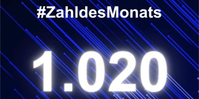 #ZahldesMonats: 1.020