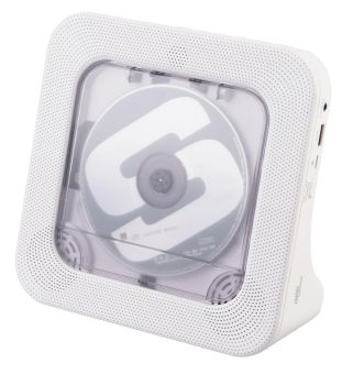 auvisio Tragbarer Akku-CD-Spieler & UKW-Radio, Bluetooth, Timer, USB, AUX