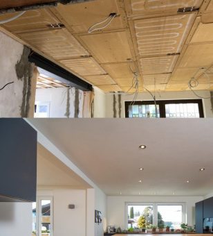 Die bessere Fußbodenheizung hängt an der Decke.