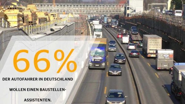 Autofahrer wünschen sich Assistenzsystem für Baustellendurchfahrten