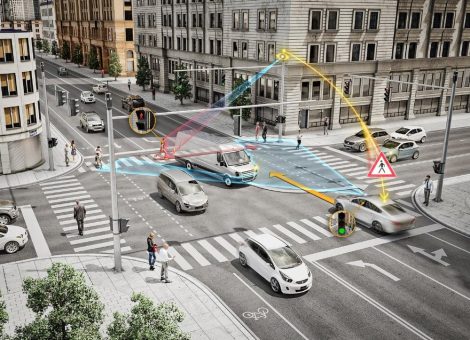 CES 2018: Technologien von Continental für intelligente  Kreuzungen machen Straßen in Smart Cities sicherer