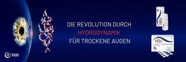 Trockene Augen: RELYS® unterstützt die Augenoberfläche mit dem Supramolekül sT-LysYal®