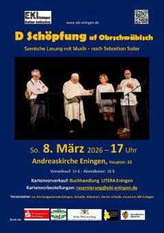 Sebastian Sailers Schwäbische Schöpfung auf Tournee