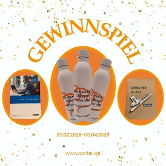 Confex startet Gewinnspiel zur Förderung beruflicher Weiterbildung