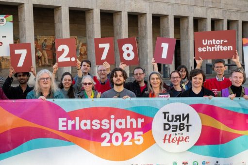 72.000 Unterschriften für faire Entschuldung