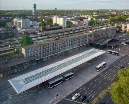 Respekt vor dem Bestand – ZOB Bochum mit feuerverzinktem Stahltragwerk