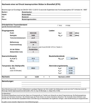 R30-Bemessung – Kostenlose Tools und Software zum Brandschutz durch Feuerverzinken