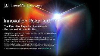 Innovation ist der Schlüssel für zukünftiges Wachstum, wie eine neue Studie von Ipsos, Alchemy-RX und Market Logic zeigt