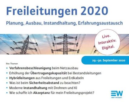 Zur Meisterung der Herausforderungen der Energiewende ist der Netzausbau durch Netzertüchtigungen und Netzerweiterungen erforderlich