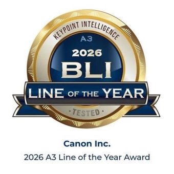 Canon gewinnt „A3 Line of the Year 2026“ und Pick Award für uniFLOW Online