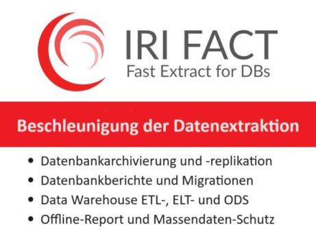 ❌ Hocheffiziente Datenextraktion ❌ Entladen von Milliarden Datensätzen in kürzester Zeit – ohne Auswirkungen auf Produktionssysteme ❗