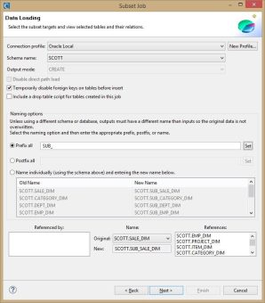 ❌ TDM ❌ Automatisch maskierte Teilmengen verwandter Tabellen erstellen, um referenziell korrekte Testdaten zu erzeugen ❗