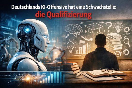 Deutschland investiert zu wenig in KI-Kompetenz: Studie fordert industrielle Qualifzierungsoffensive