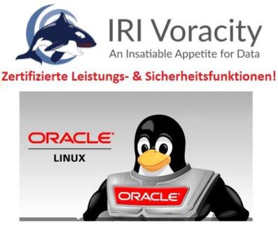 ❌ Oracle Enterprise Linux ❌ Oracle zertifiziert Leistungs- und Sicherheitsfunktionen von IRI Voracity – die Plattform für Big Data Management ❗