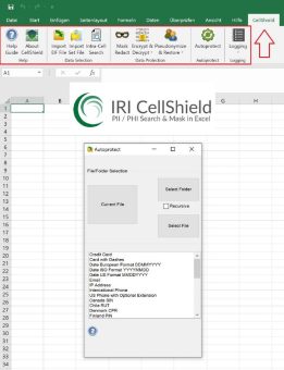 ❌ PII + PHI in Excel ❌ Sensible Daten in jeder XLS/X-Datei im Netzwerk scannen + automatisch in Excel maskieren ❗