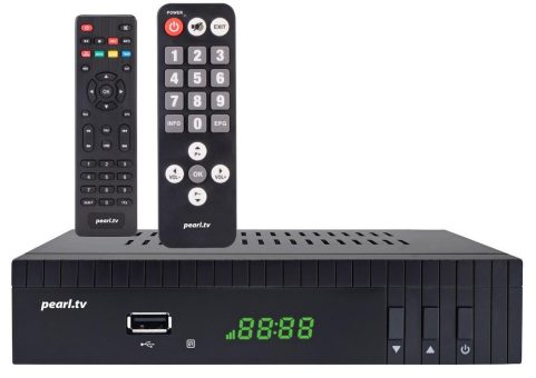 auvisio HD-SAT-Receiver DSR-465, DVB-S/S2, free-to-Air-Empfang, H.265, HDMI, SCART