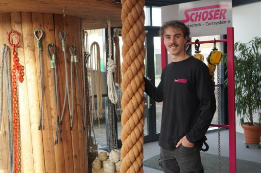 Valentin Schoser ist Lehrling des Monats März