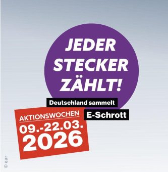 Deutschland sammelt E-Schrott: Aktionswochen „Jeder Stecker zählt!“ starten