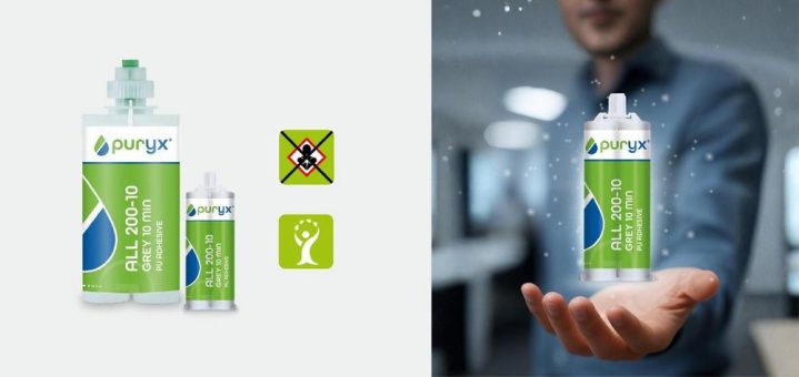 GLUETEC bringt mit PURYX® eine neue Polyurea-Klebstofftechnologie für strukturelle Industrieverklebungen auf den Markt