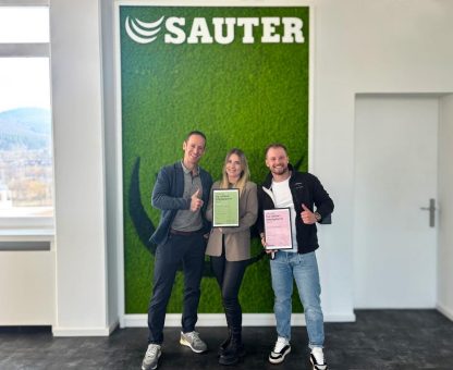 Doppelt ausgezeichnet: SAUTER Deutschland ist „Top JobRad-Arbeitgeber 2025“