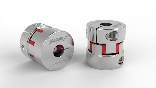 Widerstandsfähige Elastomerkupplung EKM-VA aus Edelstahl für Chemikalienbeständigkeit und Lebensmittelindustrie