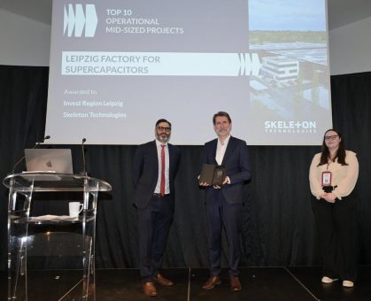 Fabrik in Markranstädt gehört zu den Top-Investitionsprojekten in Europa