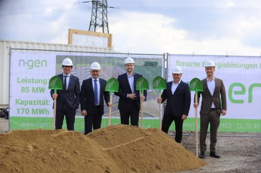 Spatenstich für innovatives Batteriespeichersystem in Oberösterreich erfolgt