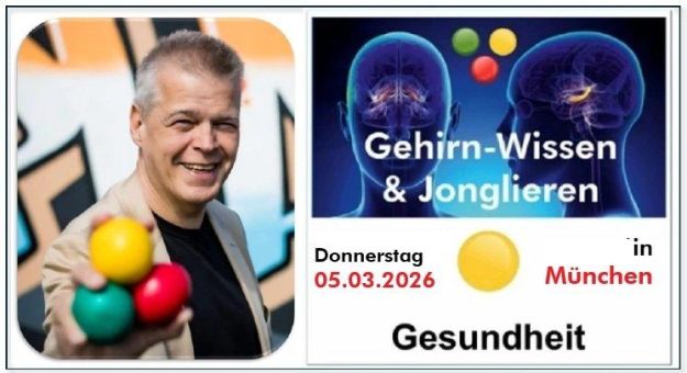Gehirntraining durch Jonglieren: Fortbildung für Therapeuten und Coaches – 5. März in München oder jederzeit online