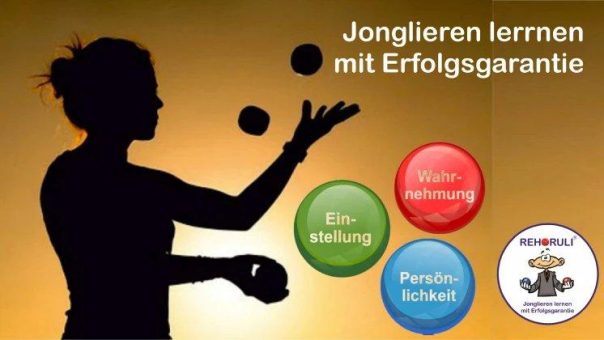Jonglierkurs in München zu Weihnachten verschenken und am 26.12. um 16 Uhr zum Kurs kommen