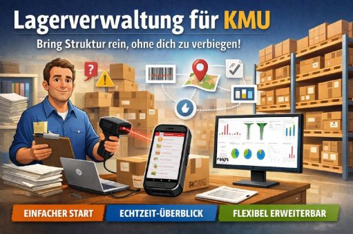 Lagerverwaltung für KMU – bring Struktur rein, ohne dich zu verbiegen