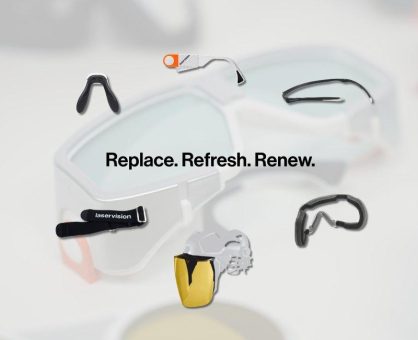 Längere Lebensdauer für Ihre Laserschutzprodukte – Ersatzteile von laservision