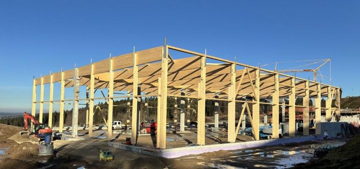 LEONHARD WEISS realisiert innovatives Holzhybrid-Projekt für die Homag Group in Schopfloch