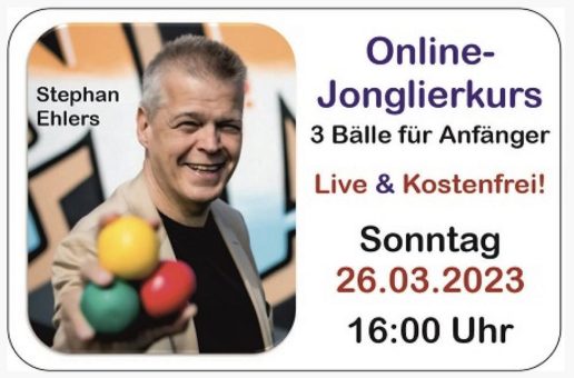 Jonglieren lernen bei Deutschlands erfolgreichstem Jongliertrainer