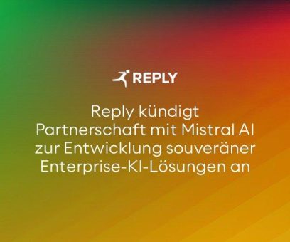 Reply und Mistral AI bündeln Kräfte für souveräne und maßgeschneiderte KI-Lösungen