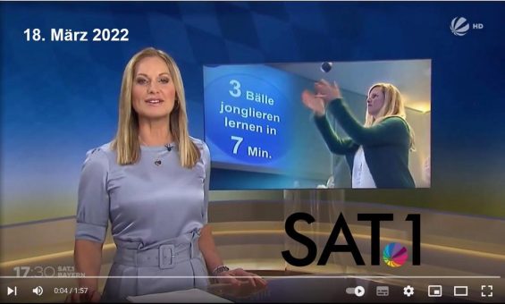 Unglaublich: 24 von 45 Teilnehmern haben gleichzeitig in nur 7 Minuten das Jonglieren mit 3 Bällen gelernt
