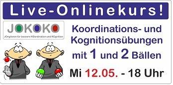 Kostenfreies Koordinations- und Kognitionstraining am Mittwoch, 12. Mai um 18 Uhr