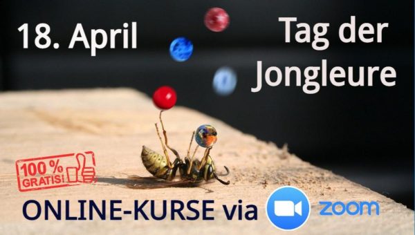 Am Sonntag, 18. April ist der Tag der Jongleure