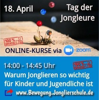 Warum Bewegung für junge Leute so wichtig ist – Vortrag am So, 18. April um 14 Uhr – LIVE! – Online! – Kostenfrei!