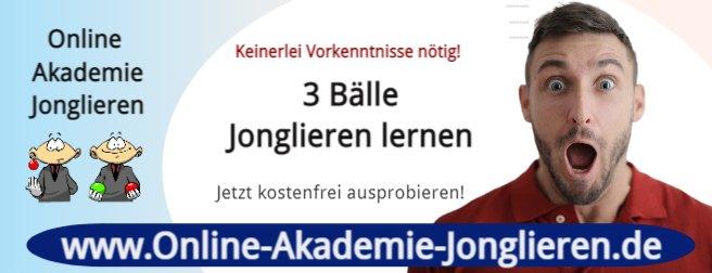 3 Bälle jonglieren lernen ist sehr viel einfacher, als die Meisten glauben