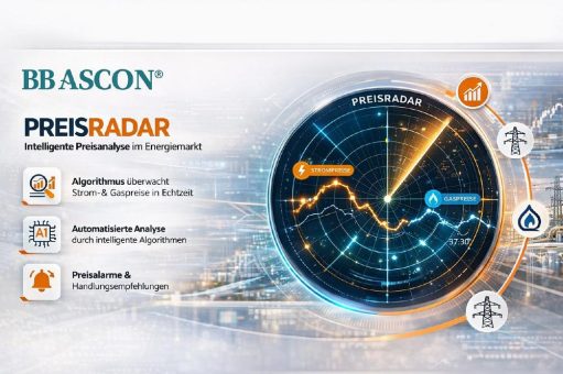 Strompreise senken: BB ASCON Energie GmbH führt algorithmischen Preisradar für den Mittelstand ein