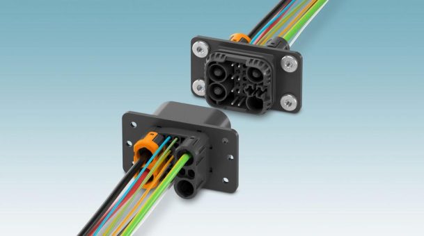 Hybridsteckverbinder für Energiespeicher