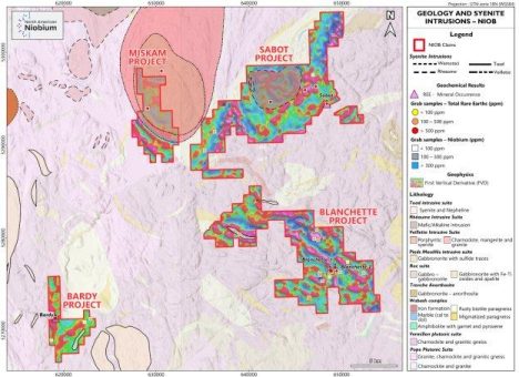 NIOBs Explorationsarbeiten führen zu zahlreichen Bohrzielen