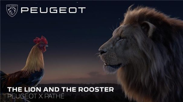 PEUGEOT und Pathé zeigen Film „The Lion and the Rooster“ mit beiden Markenemblemen