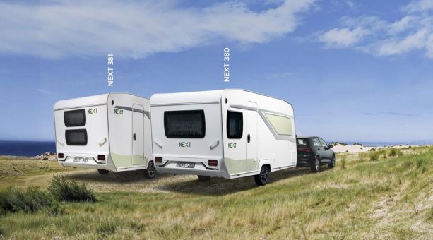 Fendt-Caravan komplettiert NEXT-Reihe: Familiencaravan NEXT 381 ab sofort erhältlich