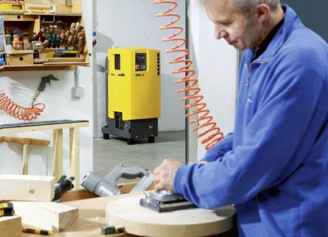 Viel Druckluft auf wenig Platz