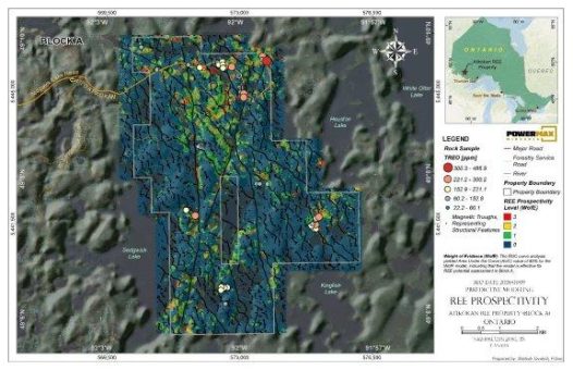 Powermax Minerals veröffentlicht kombinierte Analyse- und geophysikalische Ergebnisse für das Seltenerdmetallprojekt Atikokan im Nordwesten von Ontario
