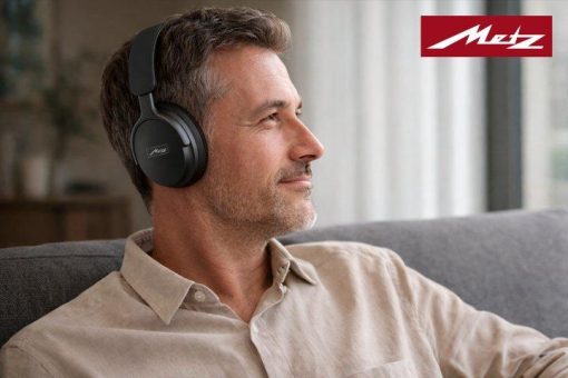 Metz präsentiert neuen Bluetooth®-Kopfhörer  KH-BT 04 für langanhaltenden Hörgenuss